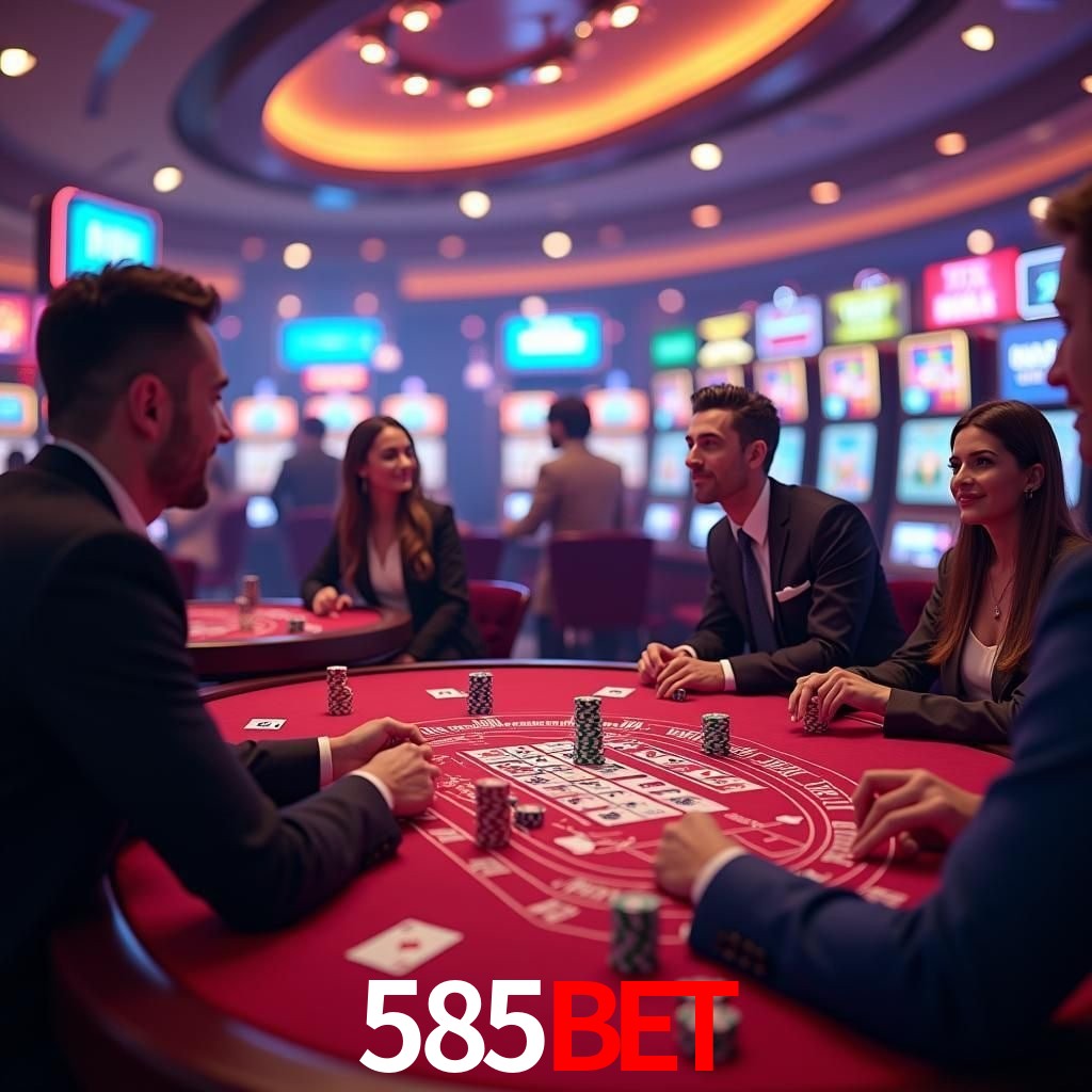 A Experiência Imersiva dos Cassinos Ao Vivo no 585bet